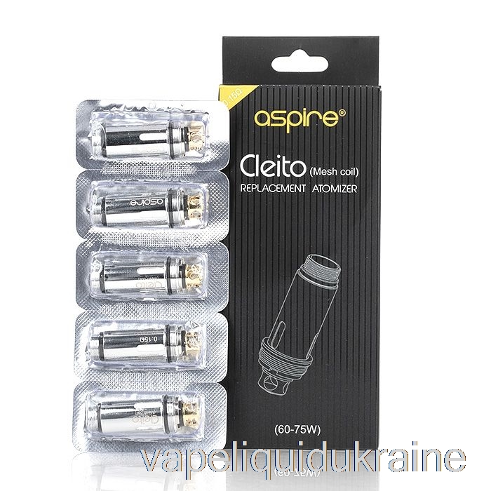 Vape Ukraine Aspire Cleito Replacement Coils 0.4ohm SS316L Coils